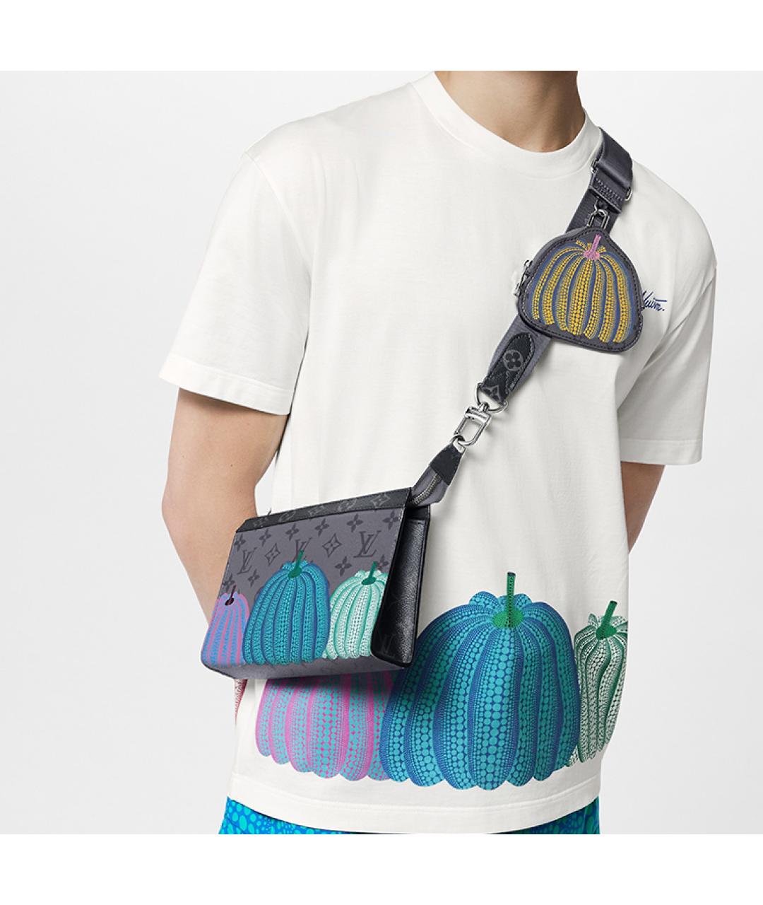 LOUIS VUITTON Синяя сумка на плечо, фото 7