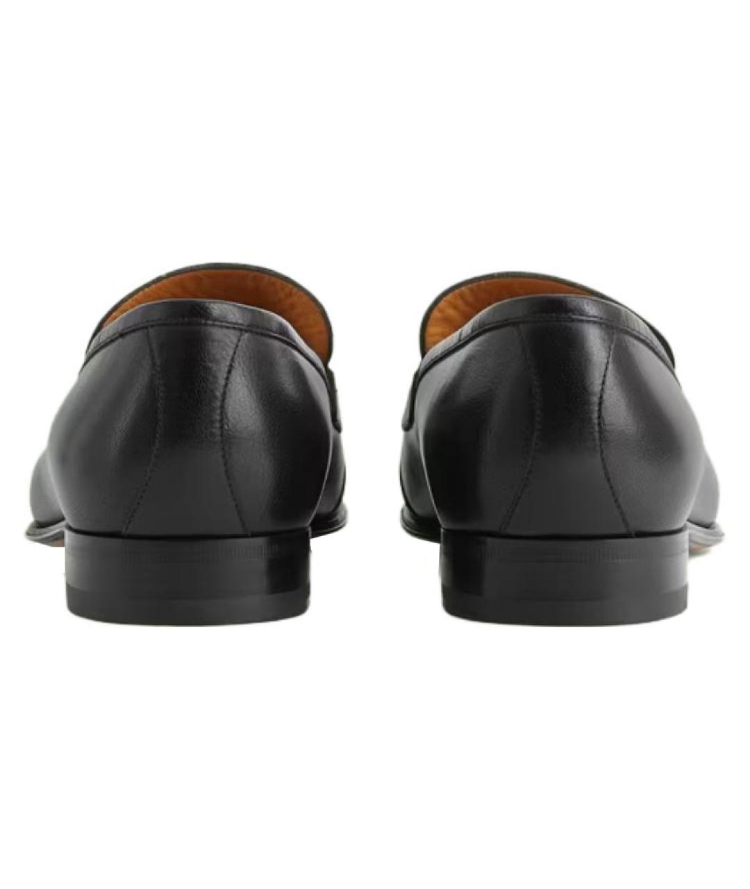GUCCI Черные кожаные лоферы, фото 5