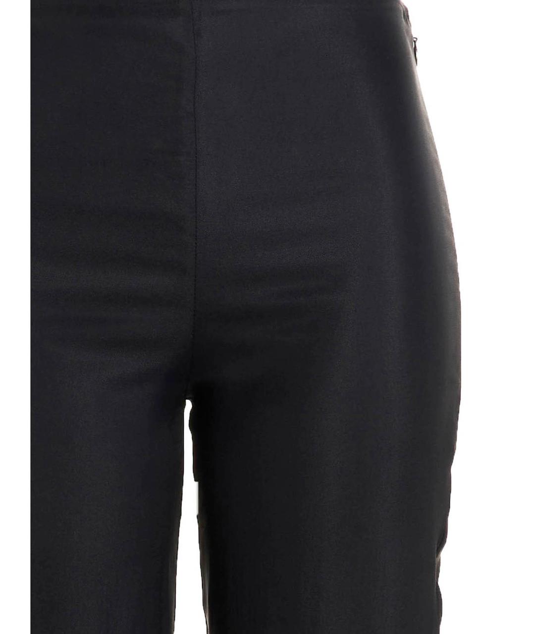 JACQUEMUS Темно-синие вискозные прямые брюки, фото 3