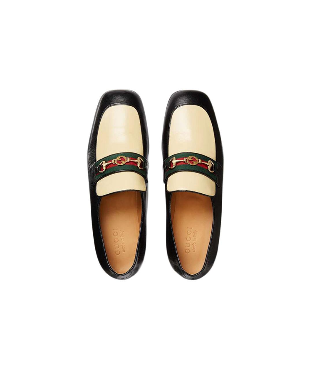 GUCCI Черные кожаные лоферы, фото 3