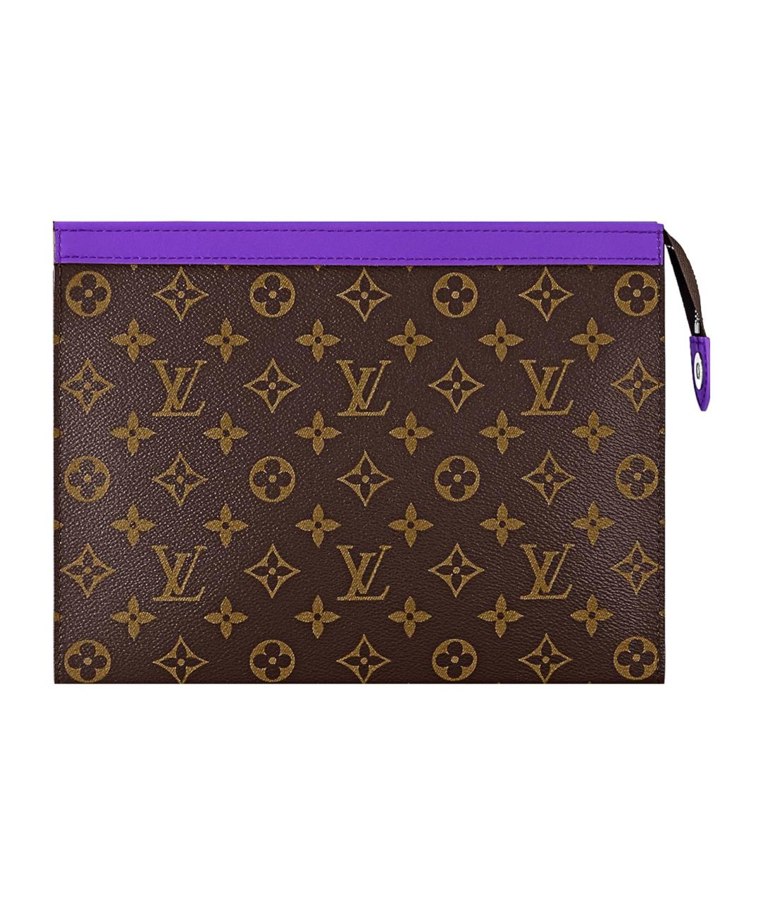 LOUIS VUITTON Коричневая папка для документов, фото 3