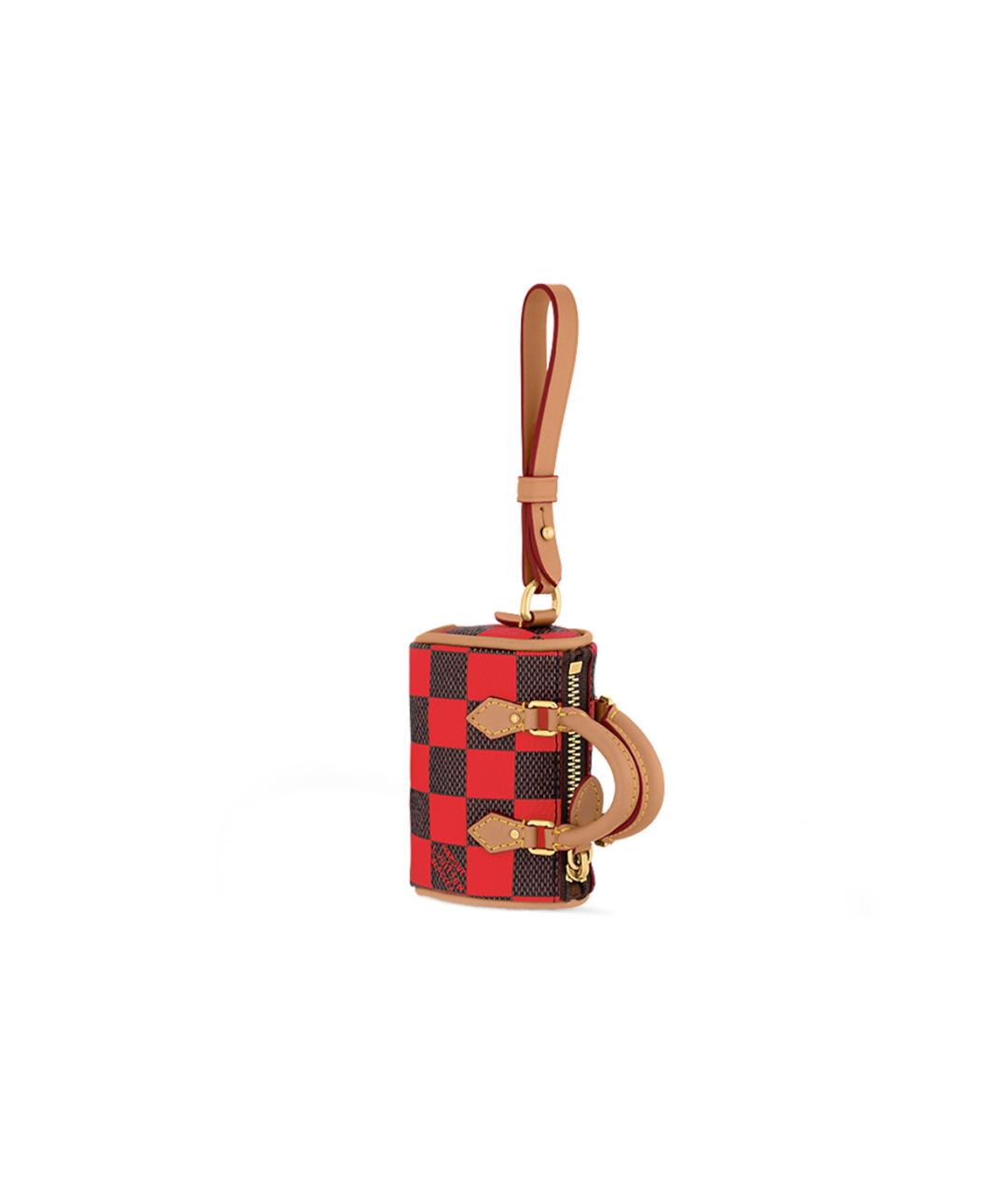 LOUIS VUITTON Красный брелок, фото 2