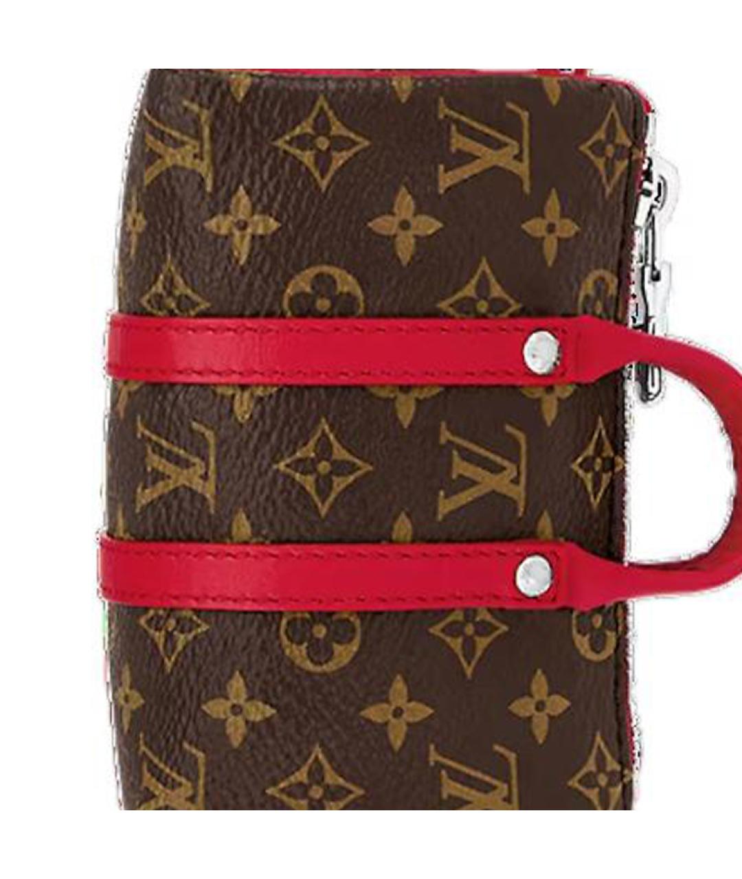 LOUIS VUITTON Красный брелок, фото 4