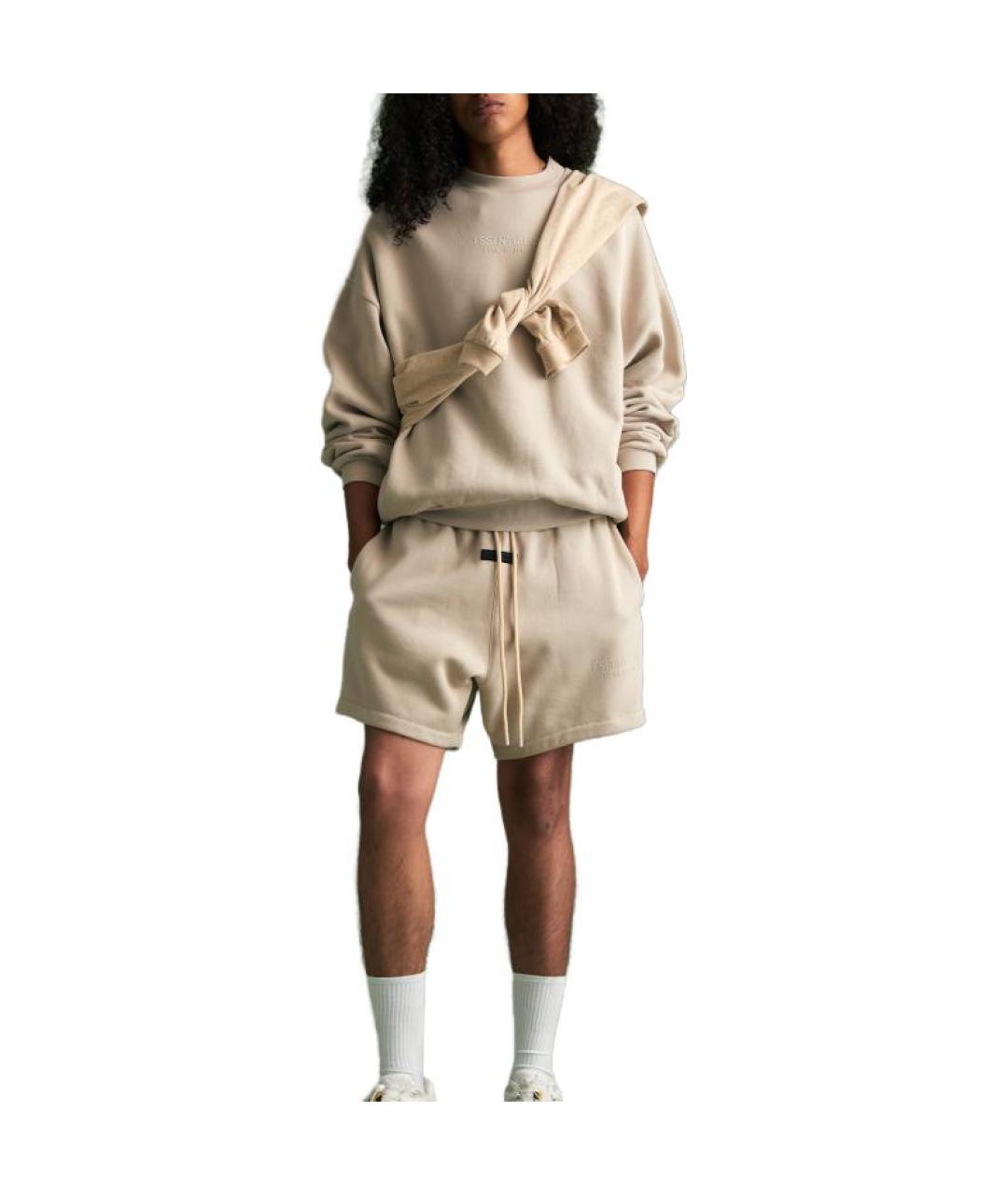 FEAR OF GOD ESSENTIALS Серые хлопковые шорты, фото 3