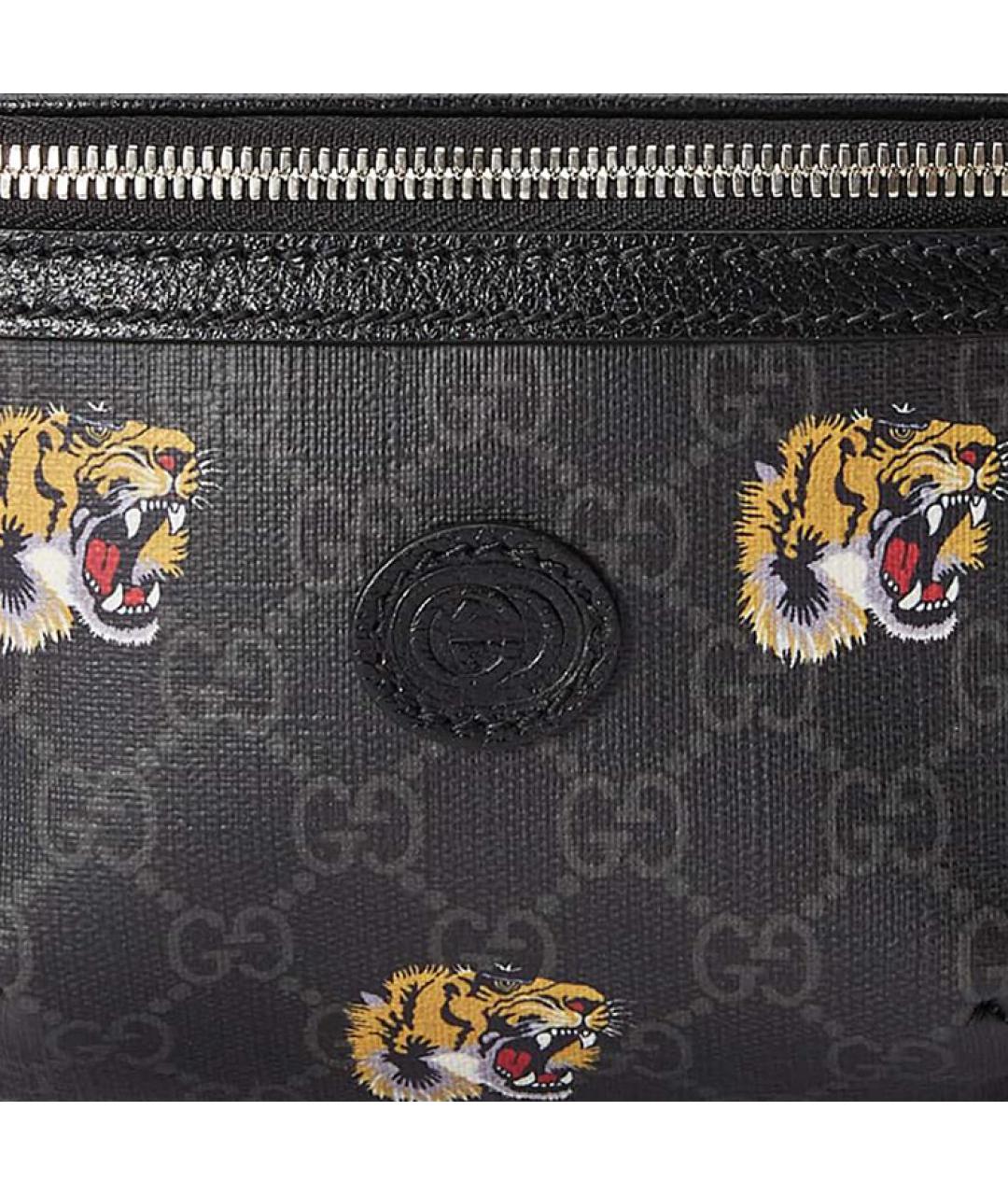 GUCCI Черная поясная сумка, фото 8