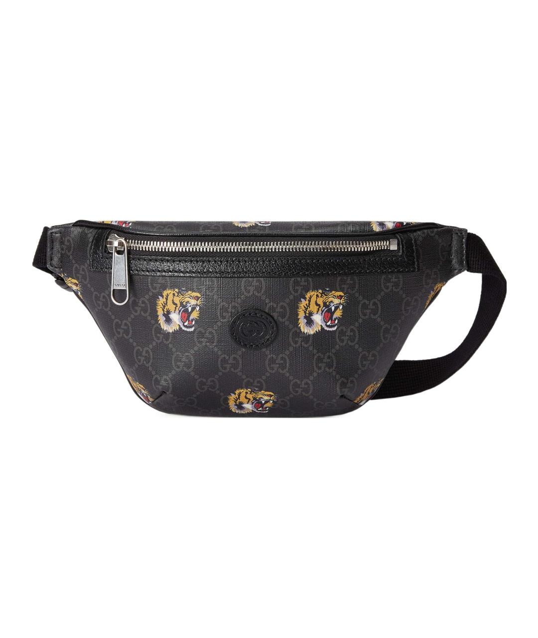 GUCCI Черная поясная сумка, фото 1