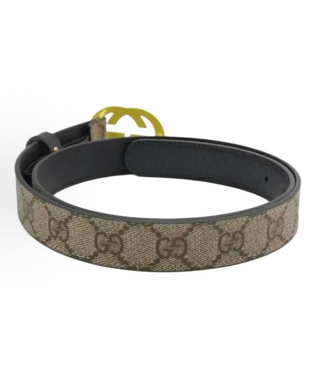 GUCCI Бежевый ремень, фото 2