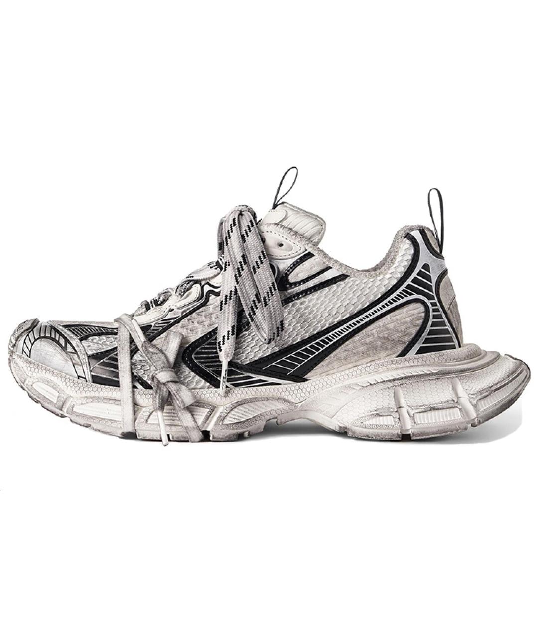 BALENCIAGA Белые низкие кроссовки / кеды, фото 2