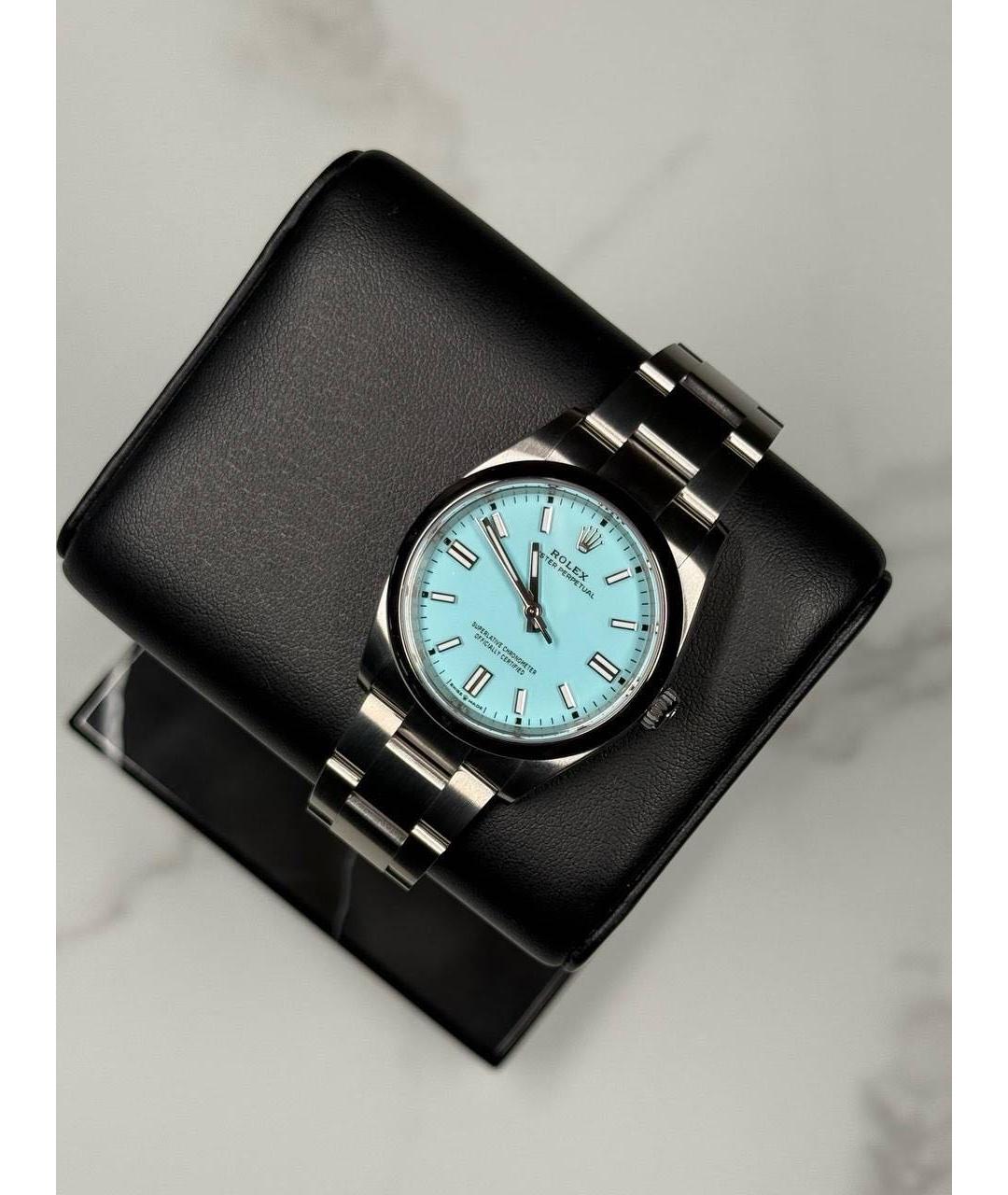ROLEX Бирюзовые часы, фото 2