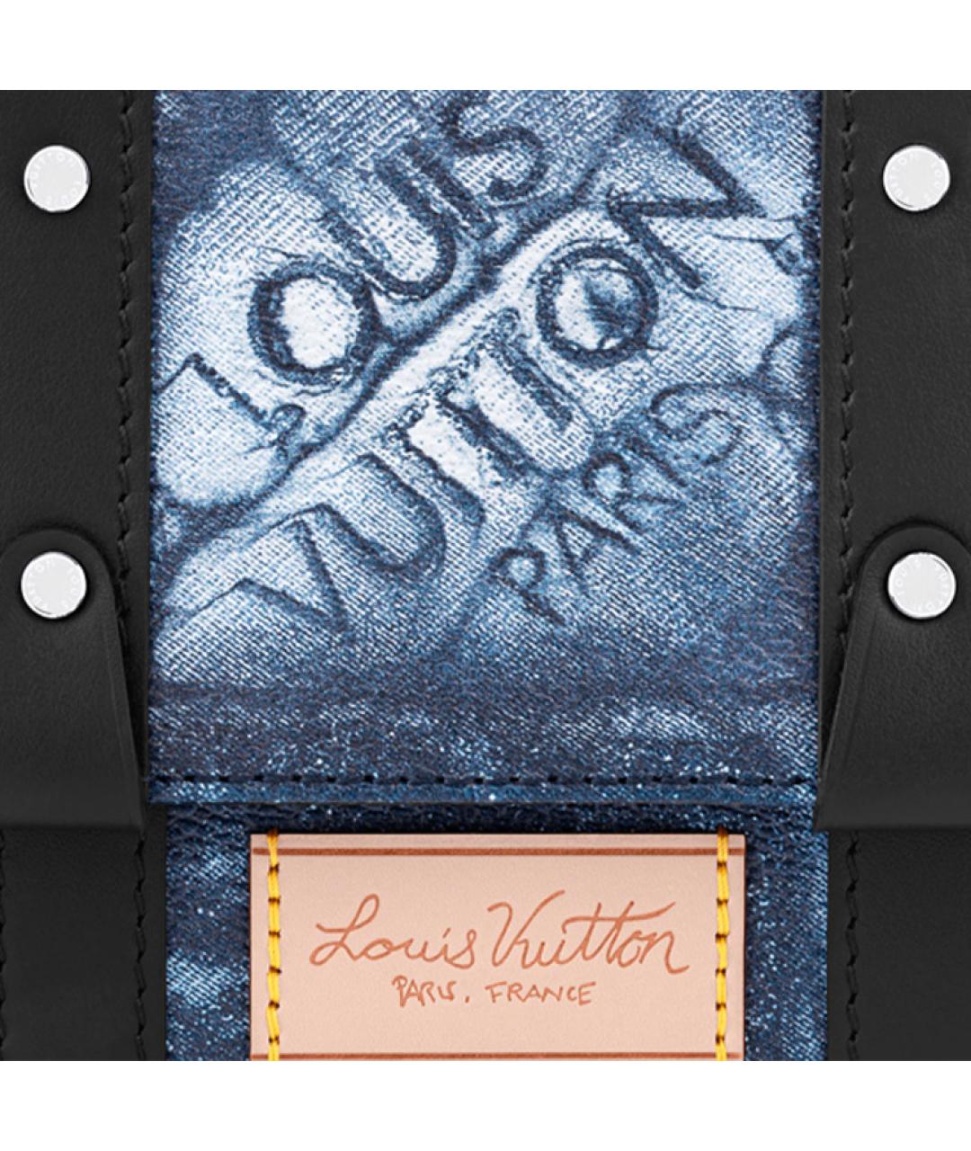 LOUIS VUITTON Синяя поясная сумка, фото 5