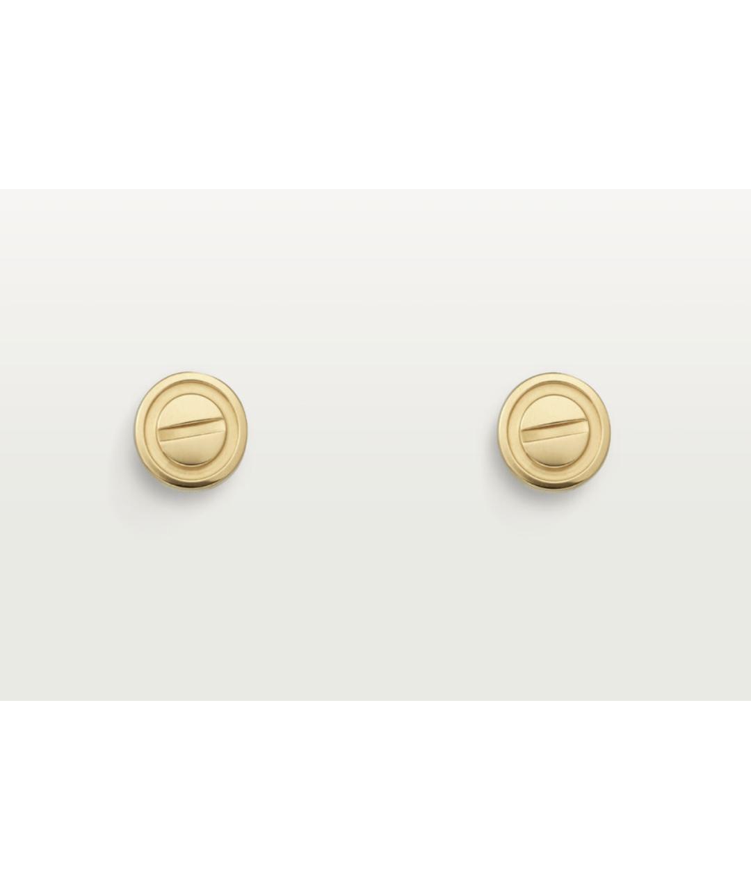 CARTIER Золотые серьги из желтого золота, фото 6