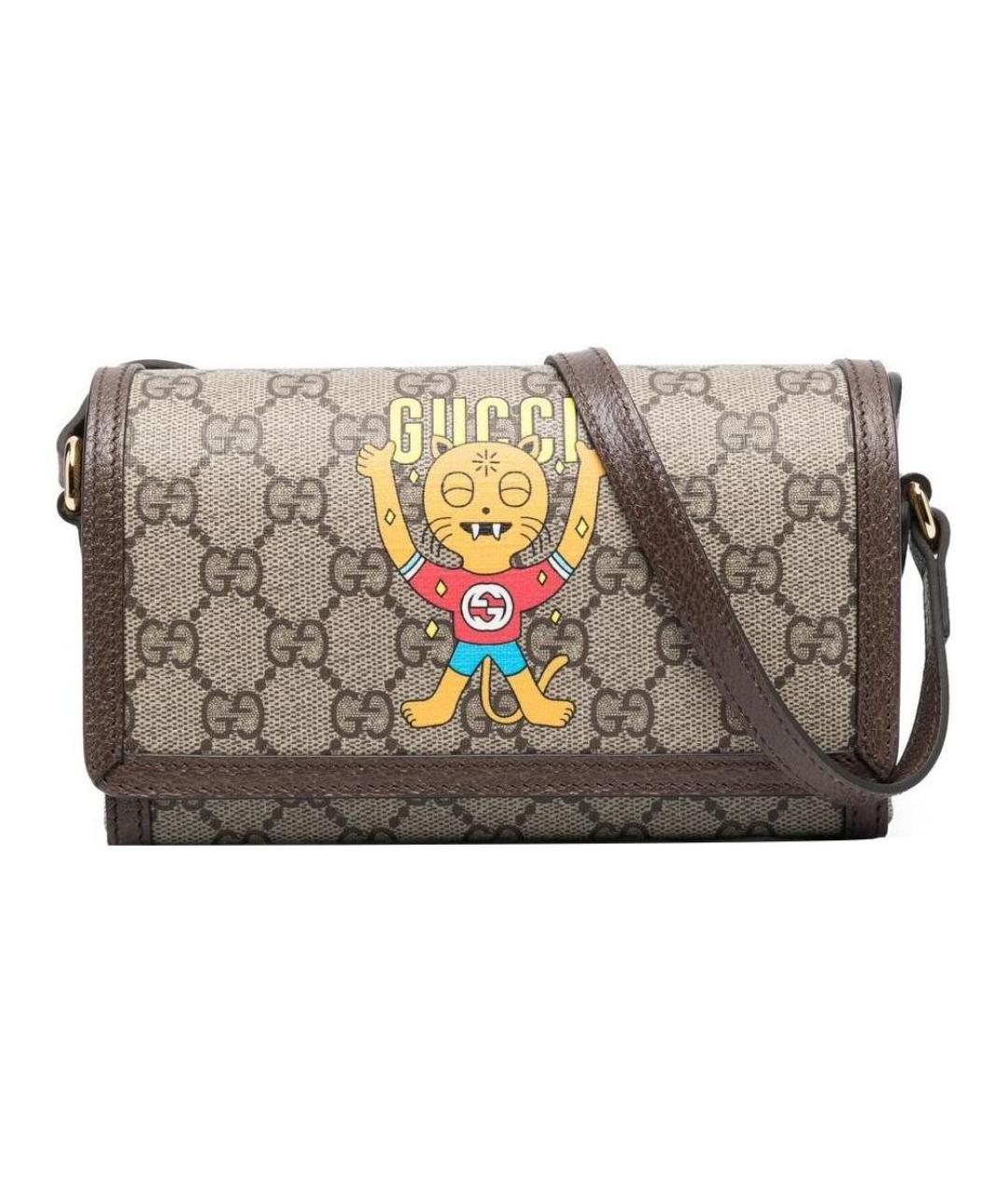 GUCCI Бежевая сумка на плечо, фото 1