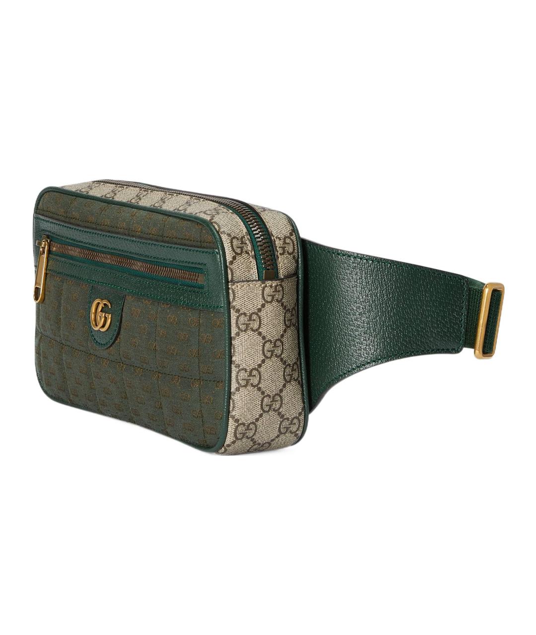 GUCCI Зеленая поясная сумка, фото 2