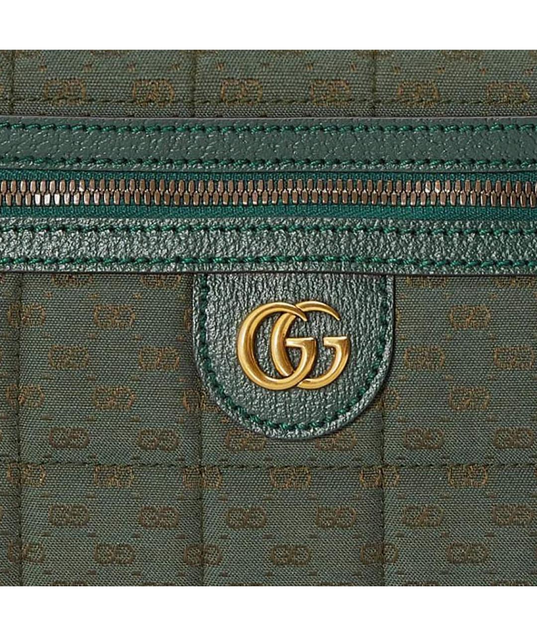 GUCCI Зеленая поясная сумка, фото 8