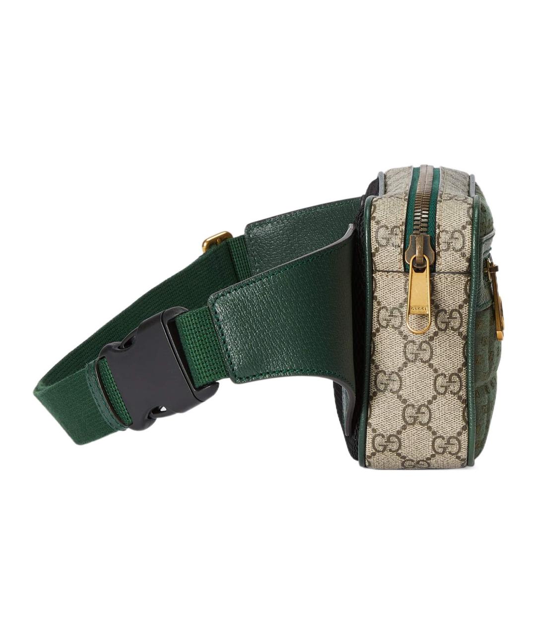 GUCCI Зеленая поясная сумка, фото 3