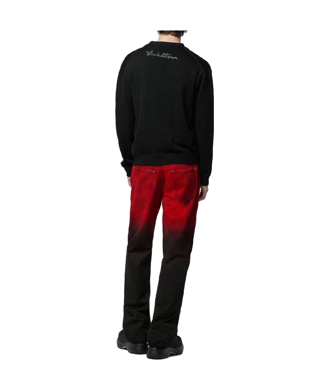 LOUIS VUITTON Черный хлопковый кардиган, фото 3