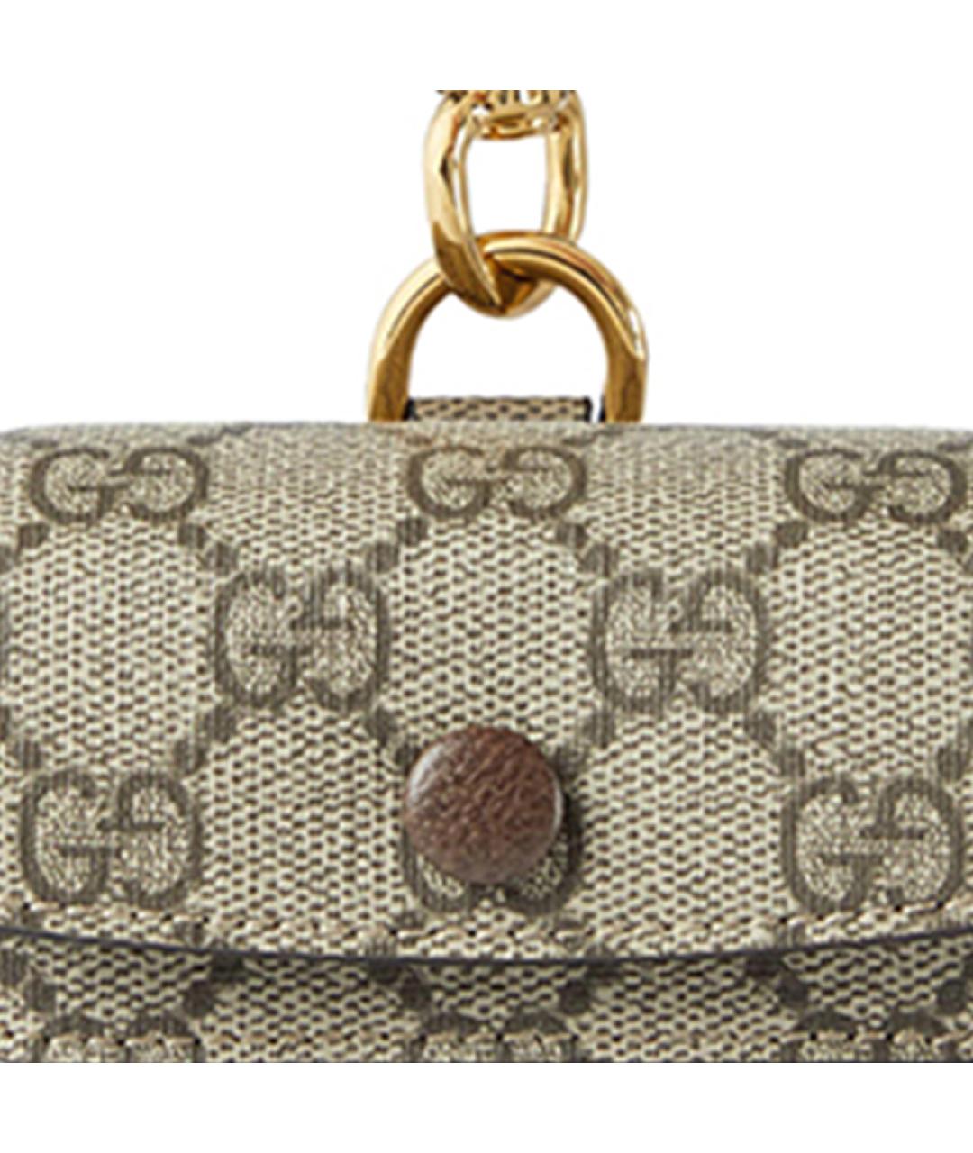 GUCCI Бежевая косметичка, фото 6