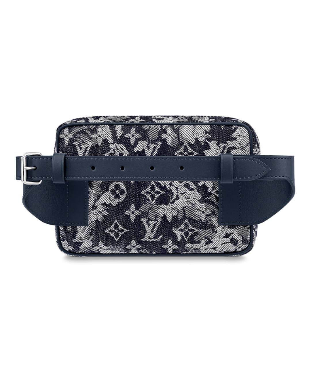 LOUIS VUITTON Темно-синяя поясная сумка, фото 3