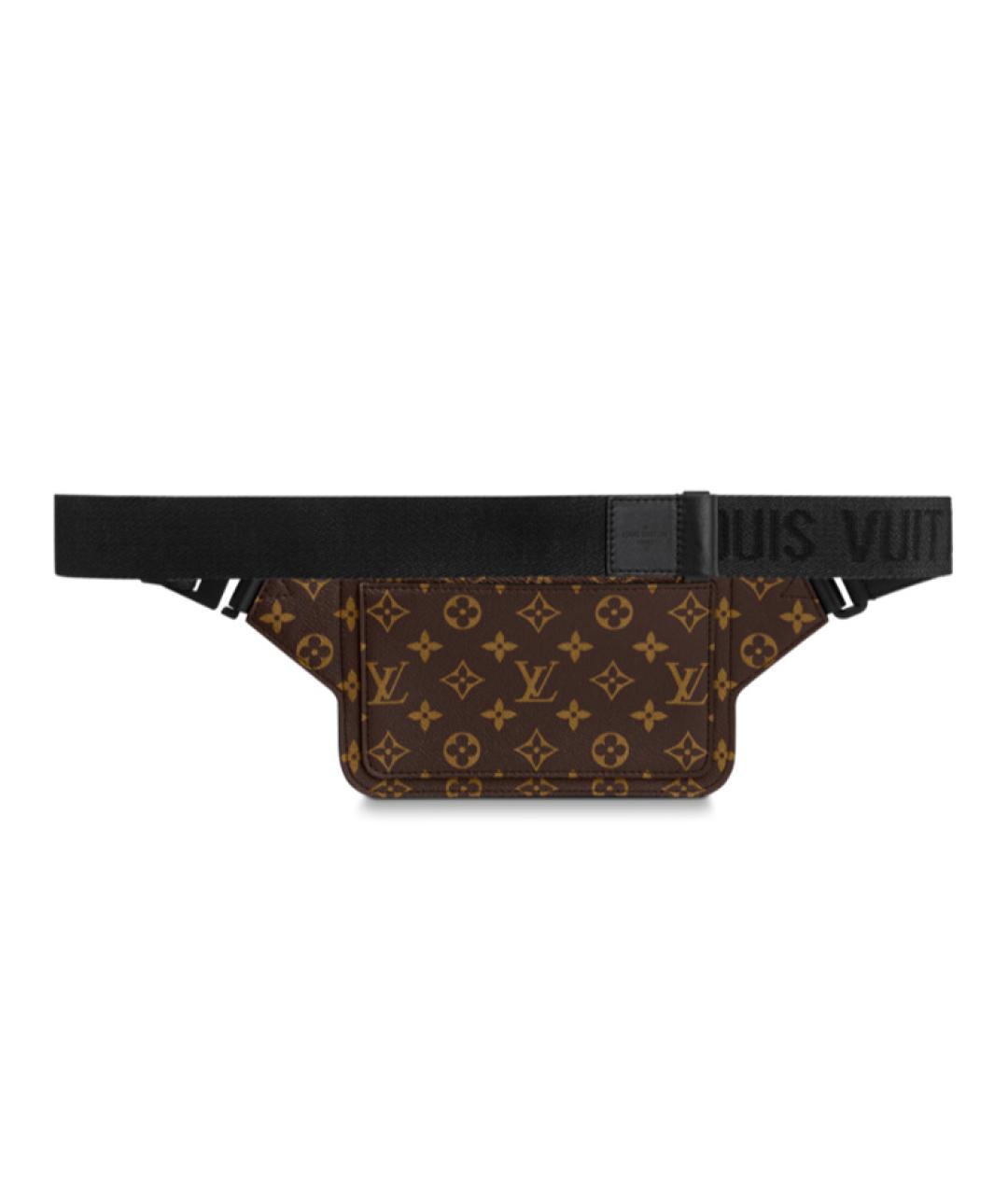 LOUIS VUITTON Коричневая поясная сумка, фото 3