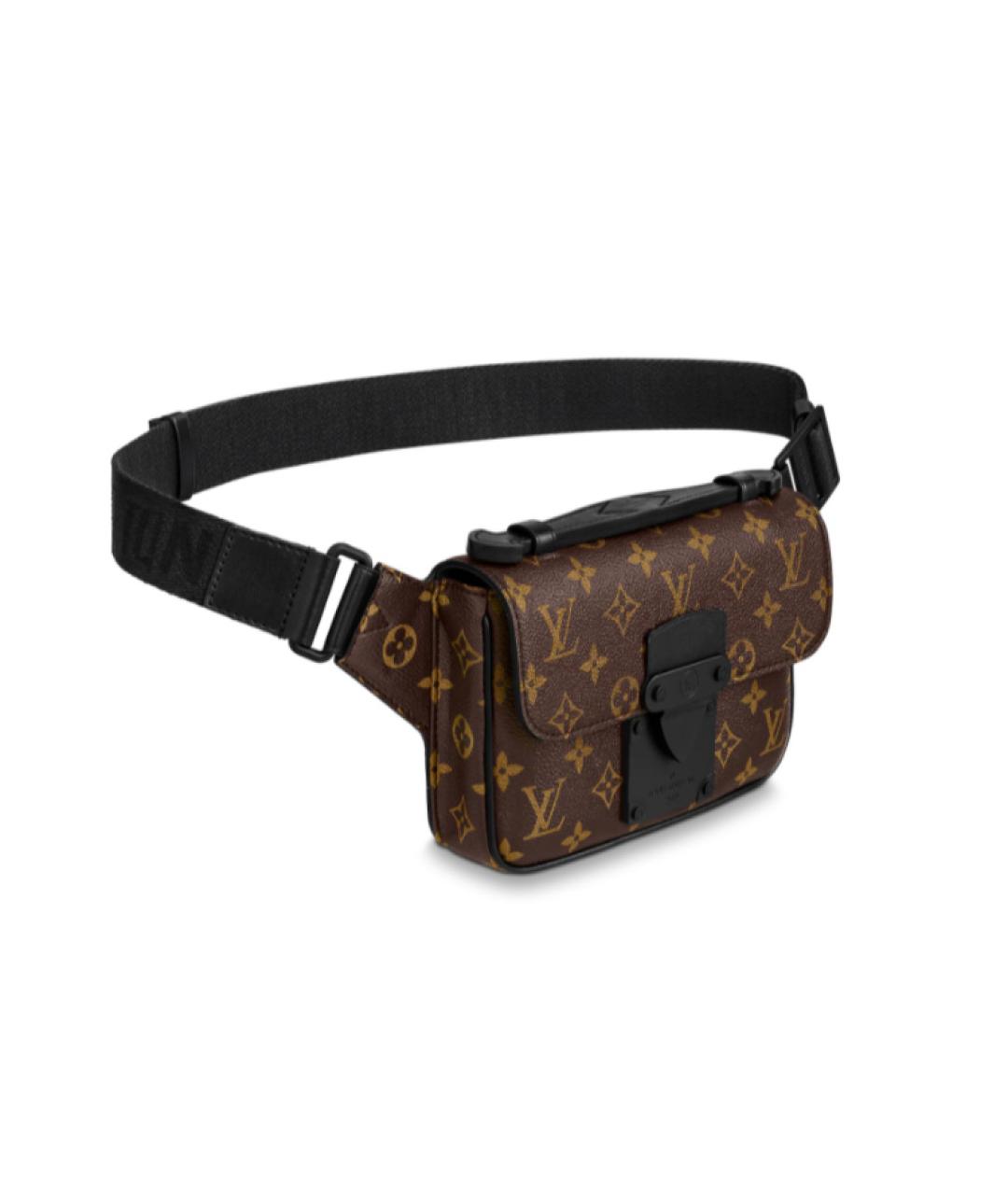LOUIS VUITTON Коричневая поясная сумка, фото 2
