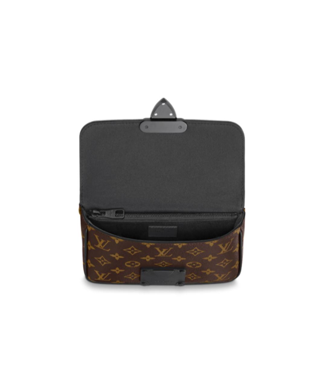 LOUIS VUITTON Коричневая поясная сумка, фото 4