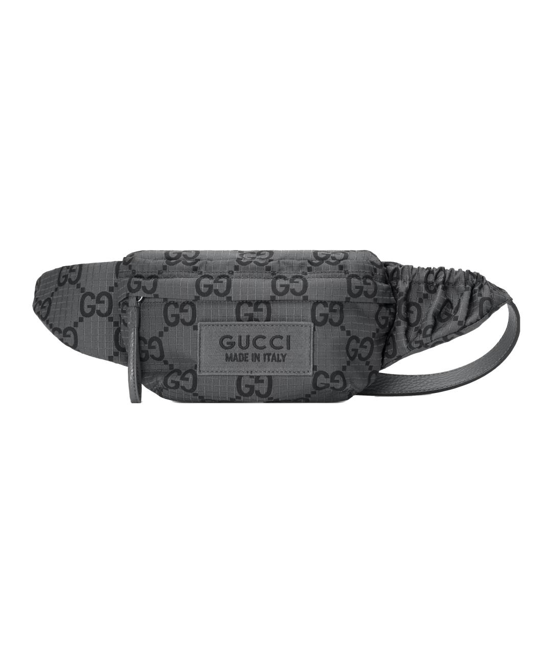 GUCCI Серая поясная сумка, фото 1
