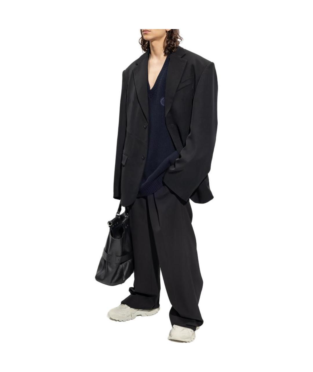 BALENCIAGA Темно-синий джемпер / свитер, фото 2