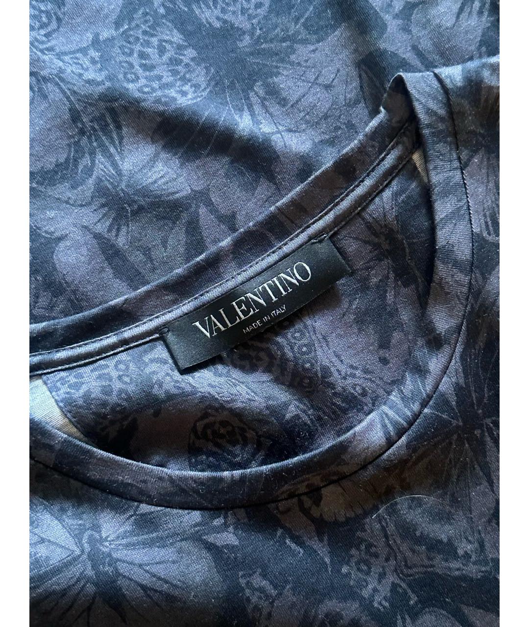 VALENTINO Серая хлопковая майка, фото 3