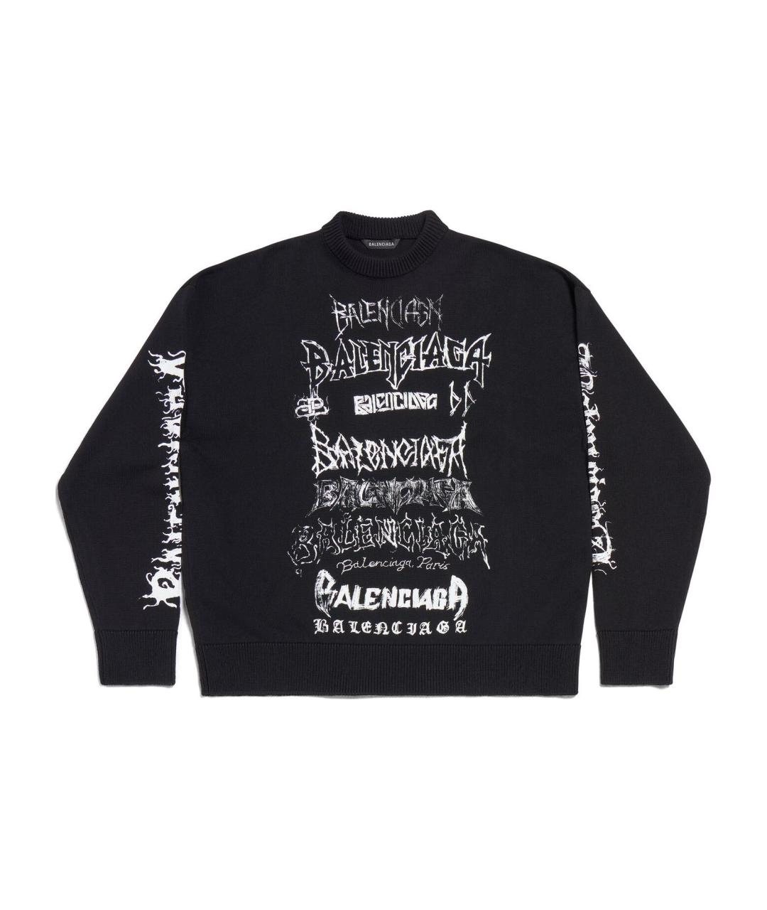 BALENCIAGA Черный джемпер / свитер, фото 1