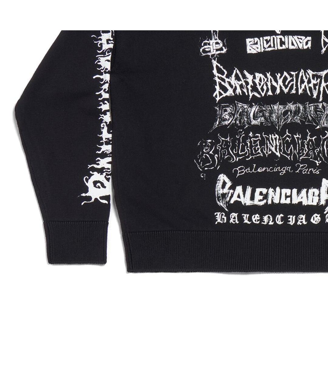 BALENCIAGA Черный джемпер / свитер, фото 6