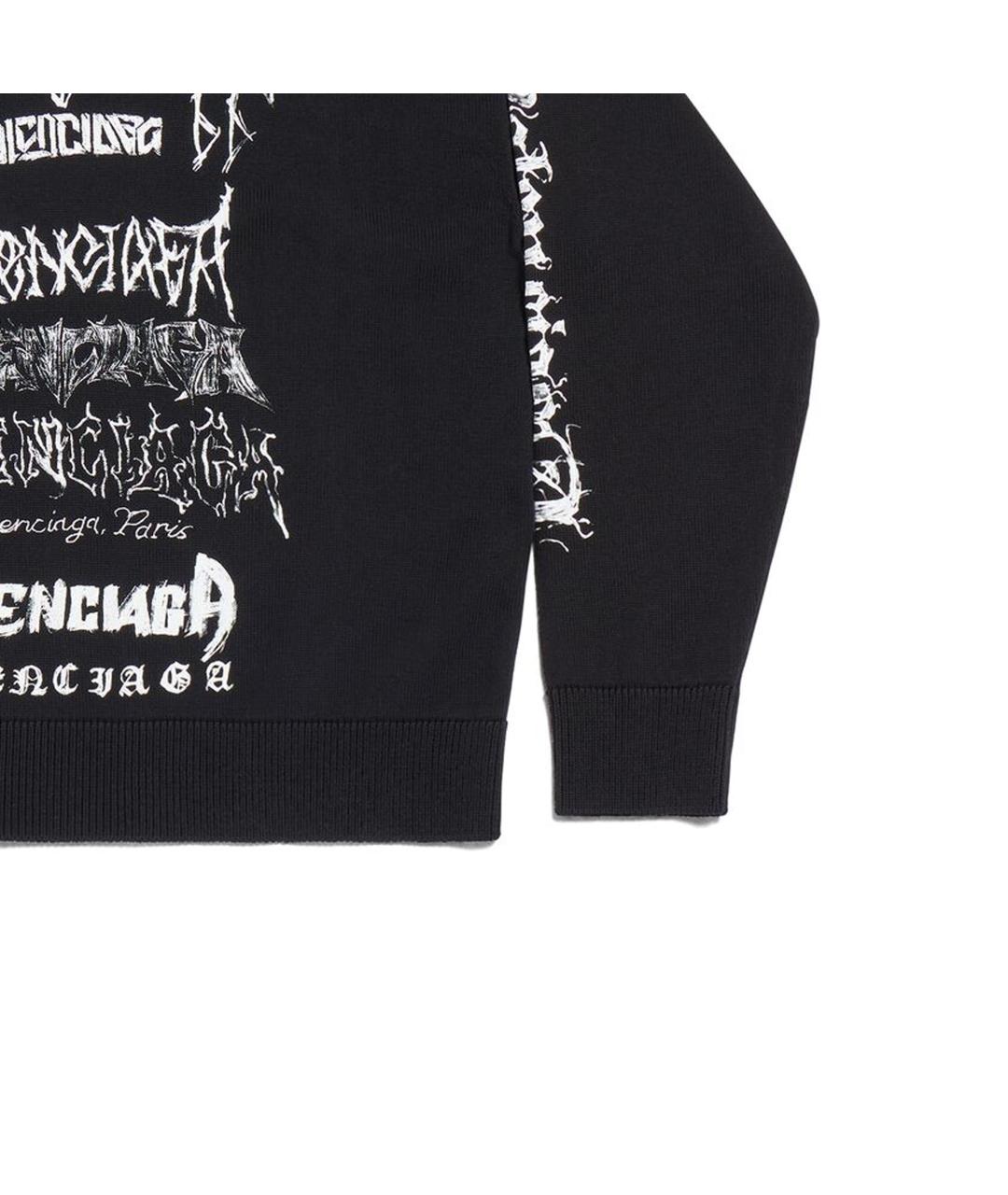 BALENCIAGA Черный джемпер / свитер, фото 7