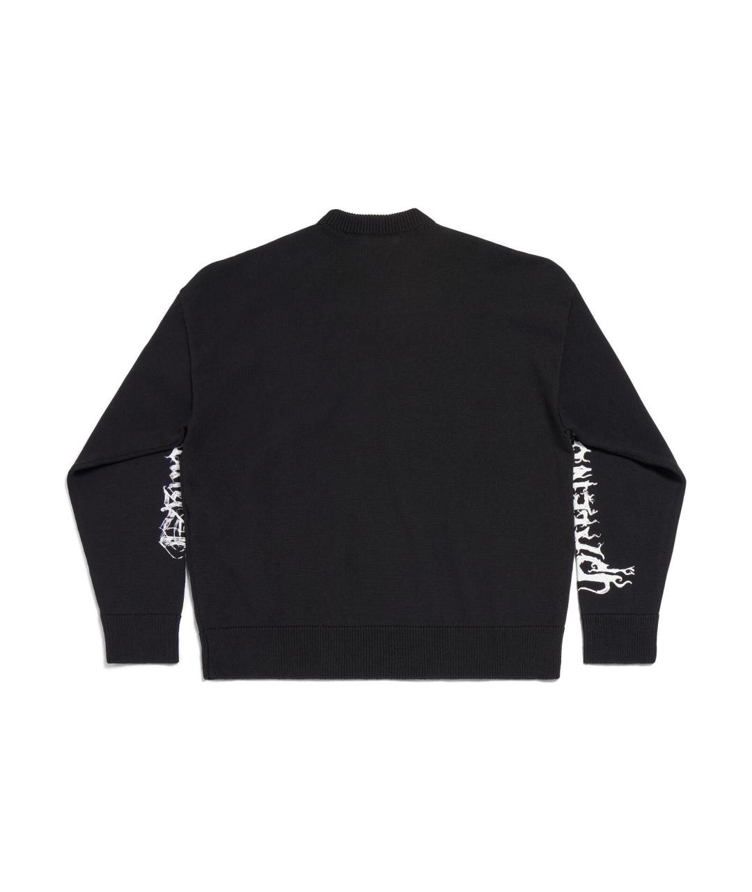 BALENCIAGA Черный джемпер / свитер, фото 2