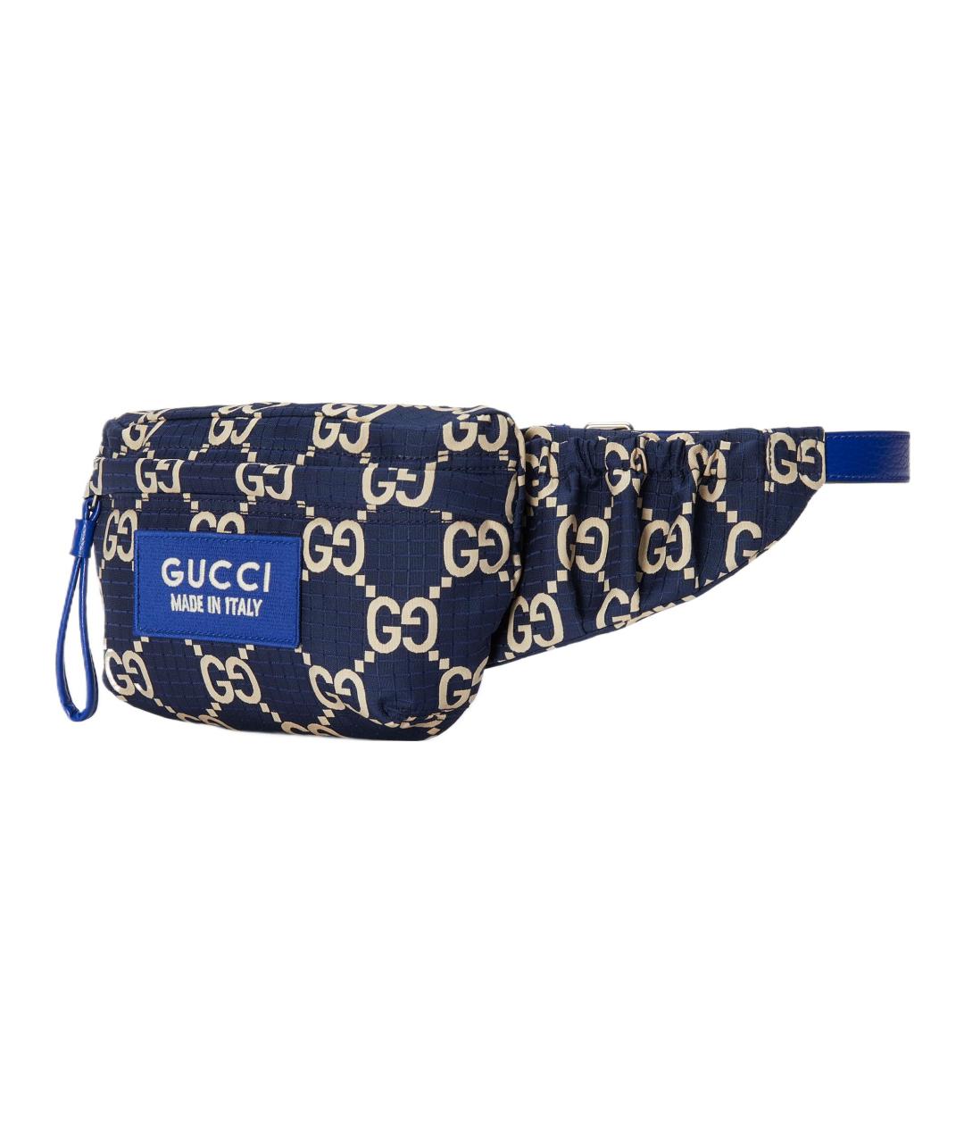 GUCCI Синяя барсетка, фото 2