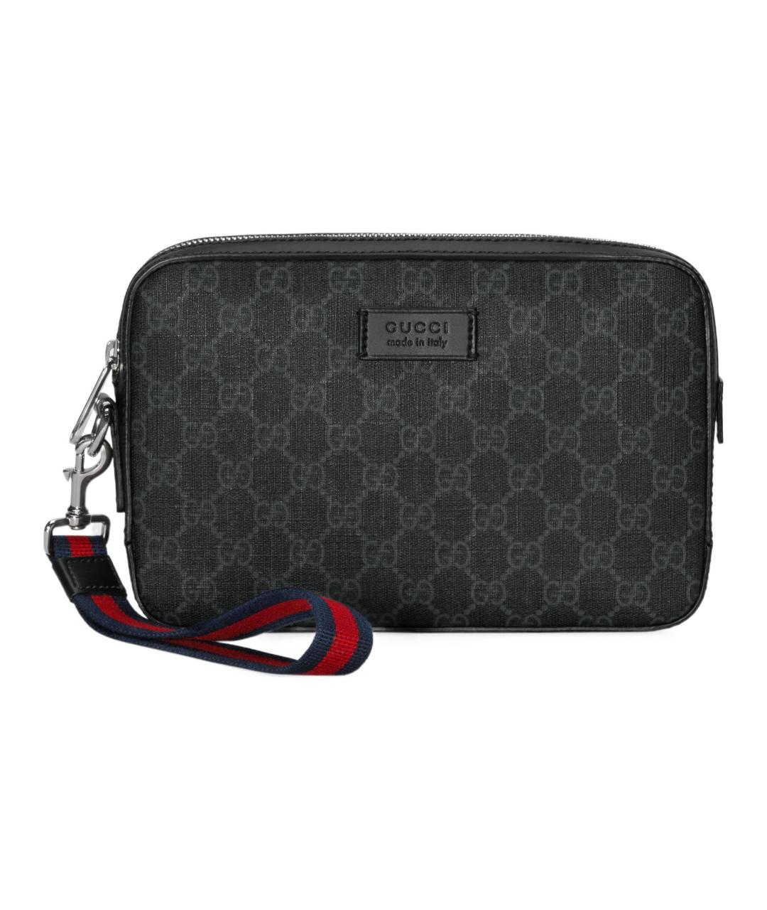 GUCCI Черная барсетка, фото 1