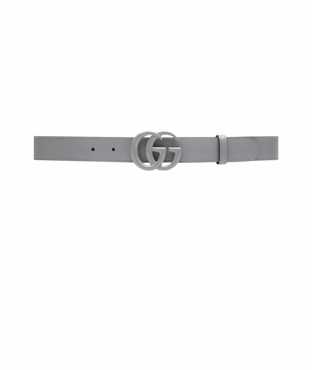 GUCCI Серый ремень, фото 1