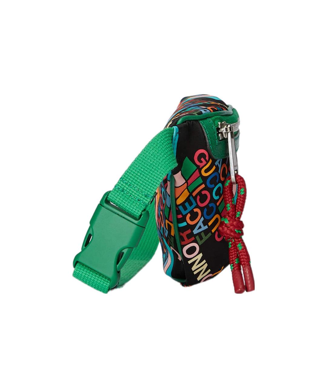GUCCI Зеленая поясная сумка, фото 4