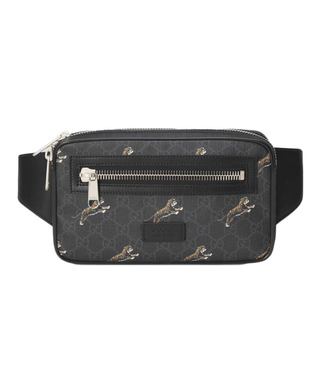 GUCCI Черная поясная сумка, фото 1