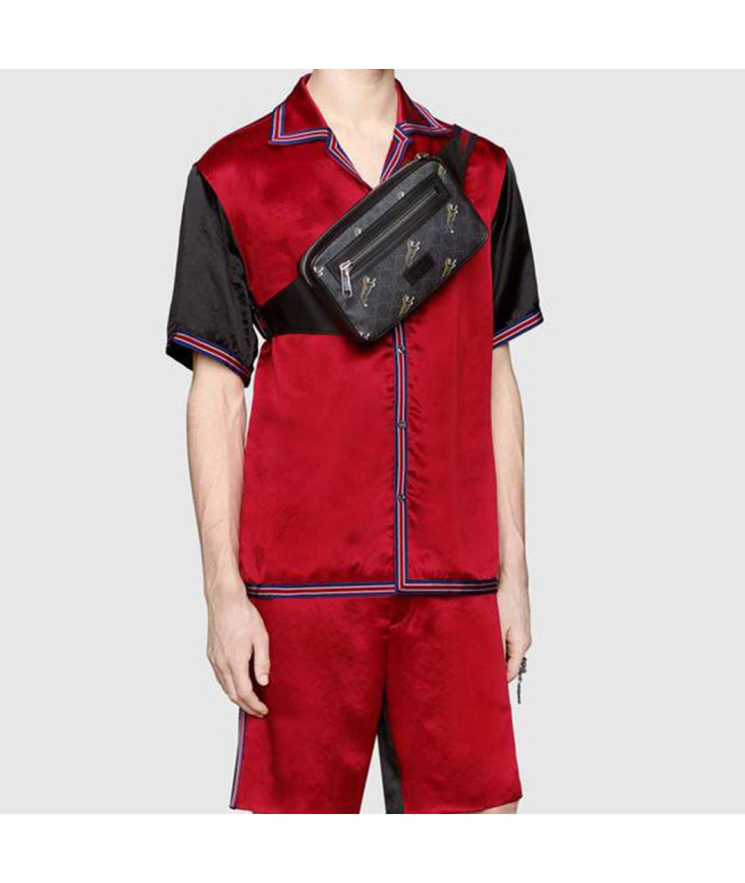 GUCCI Черная поясная сумка, фото 7