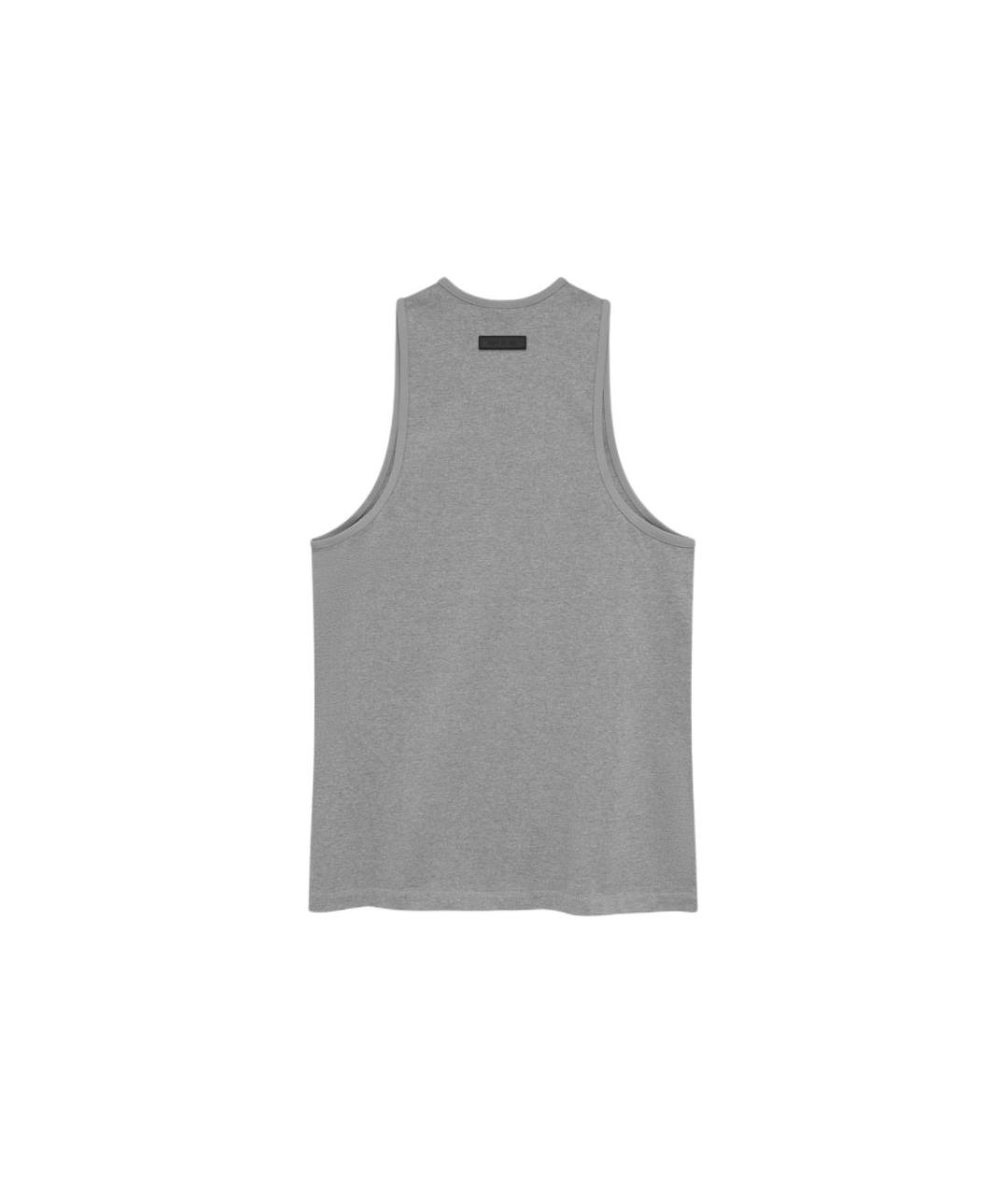 FEAR OF GOD ESSENTIALS Серая хлопковая майка, фото 2