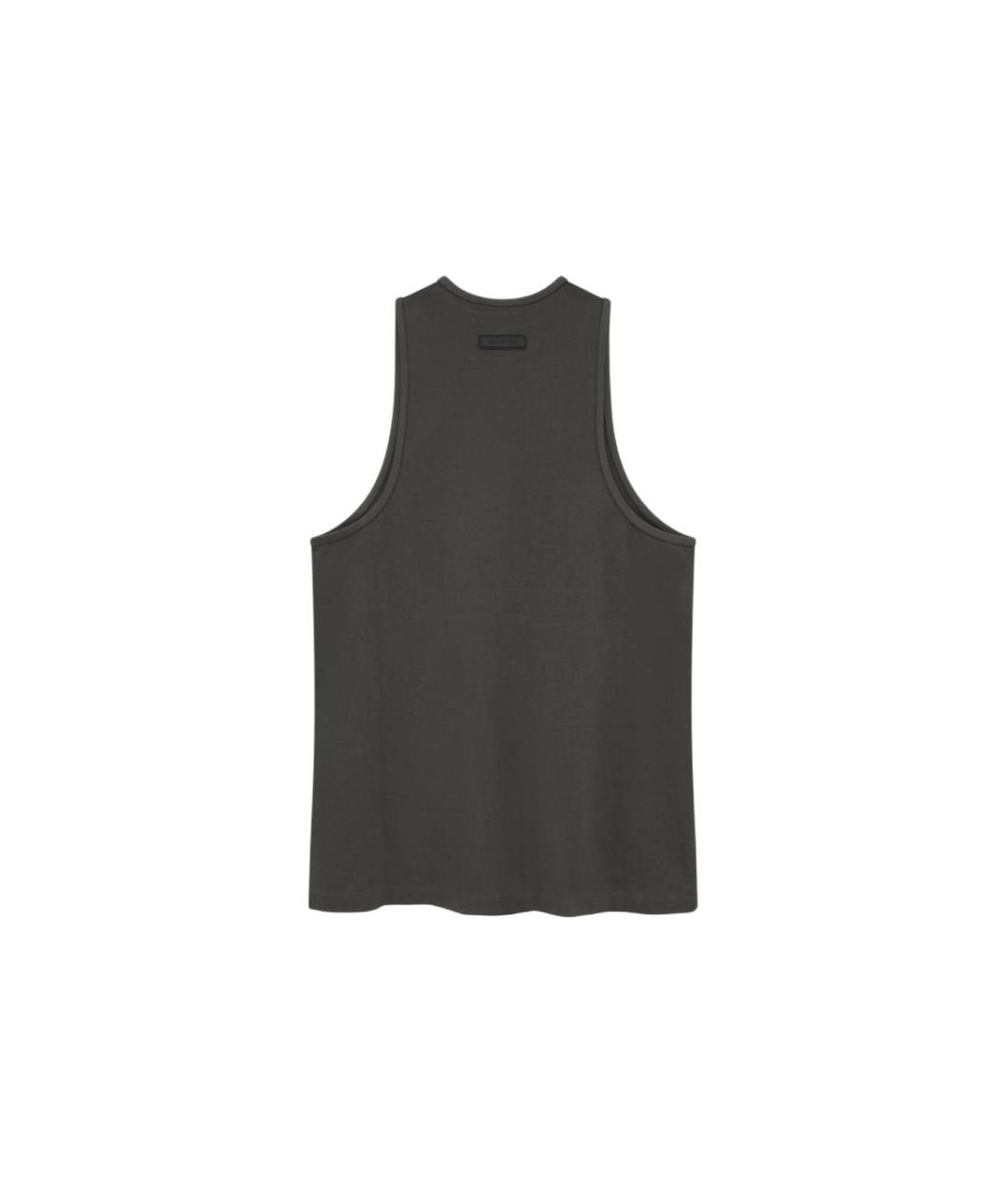 FEAR OF GOD ESSENTIALS Черная хлопковая майка, фото 2