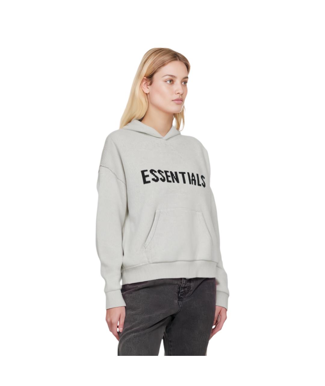 FEAR OF GOD ESSENTIALS Серый джемпер / свитер, фото 3
