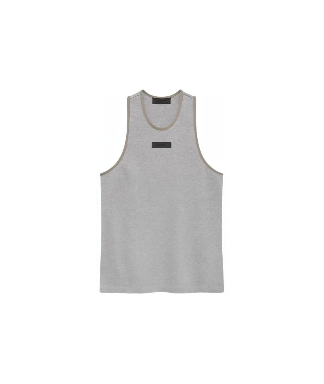 FEAR OF GOD ESSENTIALS Серая хлопковая майка, фото 1