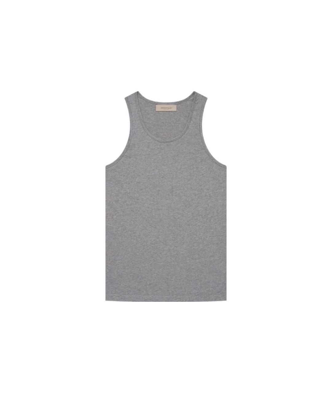 FEAR OF GOD ESSENTIALS Серая майка, фото 4