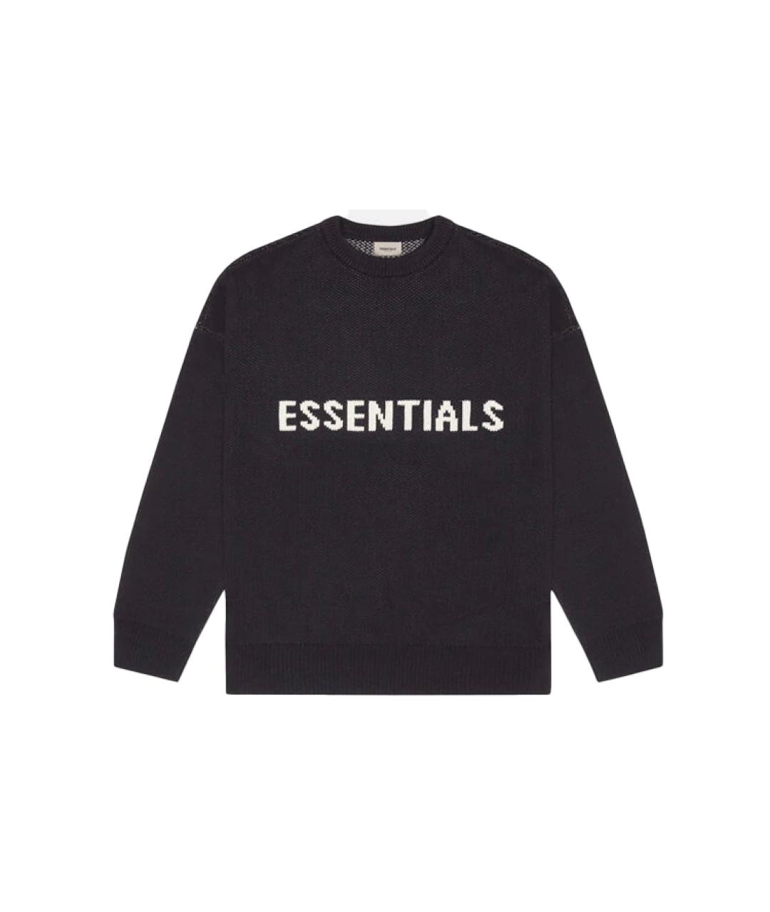 FEAR OF GOD ESSENTIALS Черный джемпер / свитер, фото 1