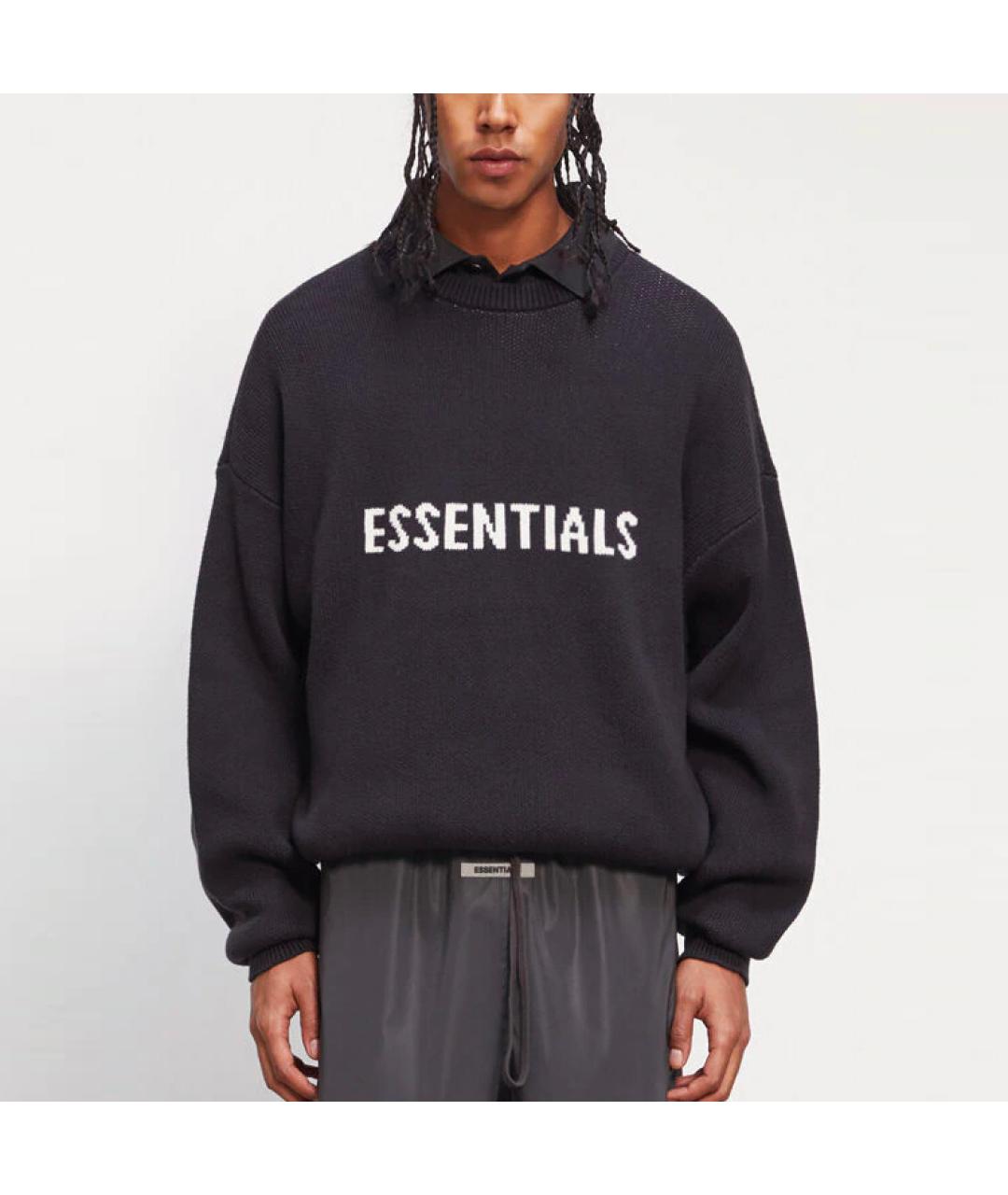 FEAR OF GOD ESSENTIALS Черный джемпер / свитер, фото 2