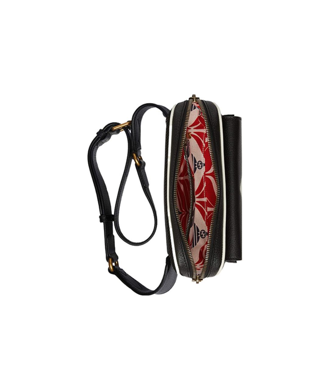GUCCI Черная кожаная поясная сумка, фото 7
