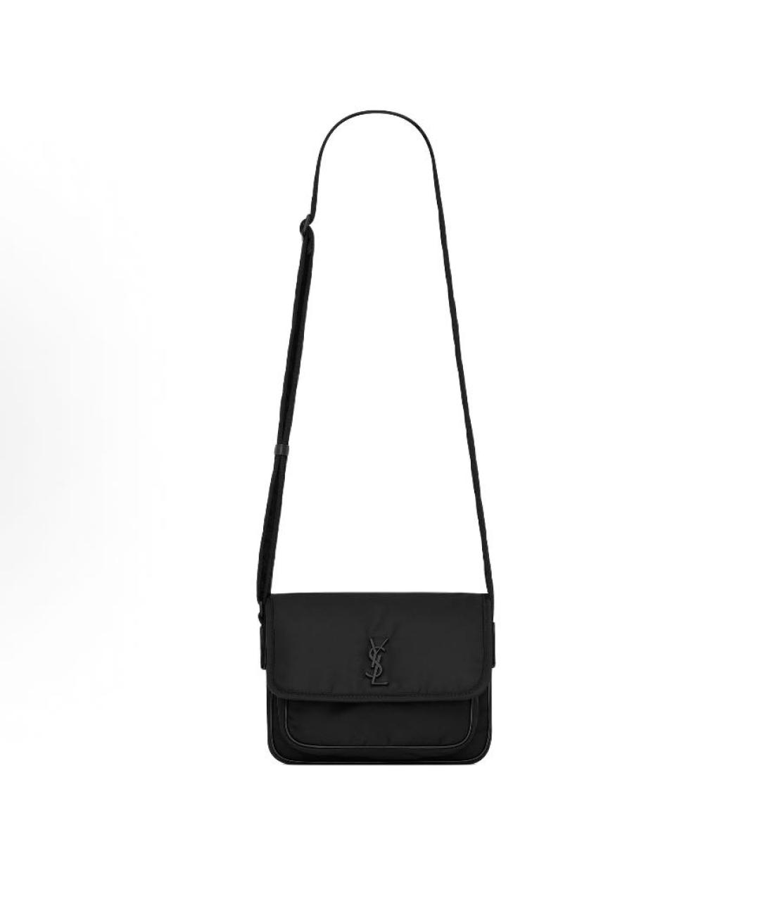 SAINT LAURENT Черная сумка на плечо, фото 2