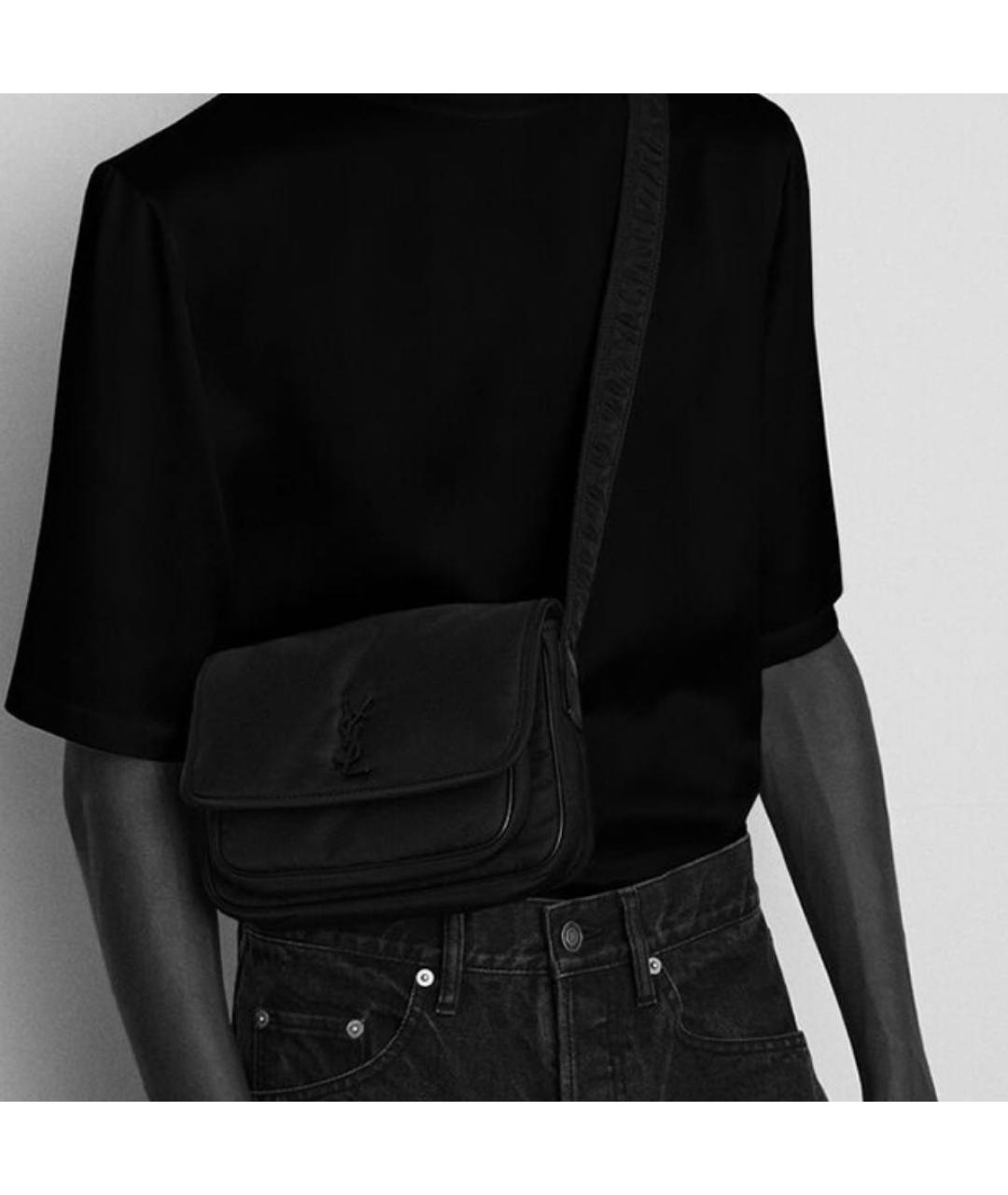 SAINT LAURENT Черная сумка на плечо, фото 6