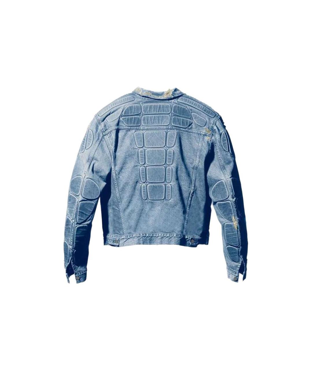 YEEZY Голубая деним куртка, фото 2