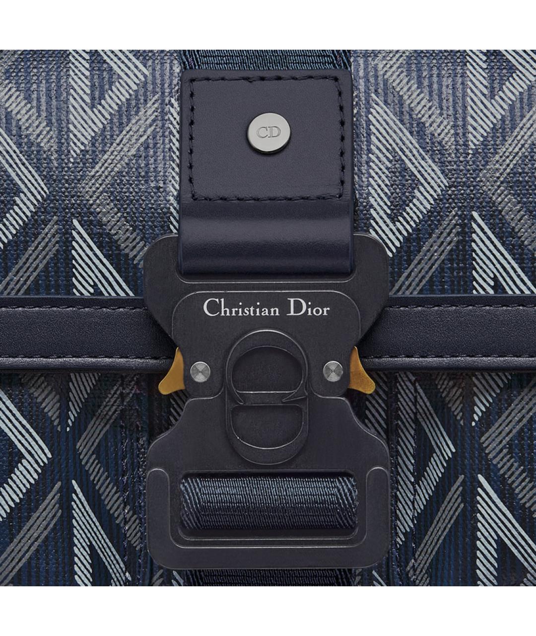 CHRISTIAN DIOR Темно-синяя сумка на плечо, фото 6